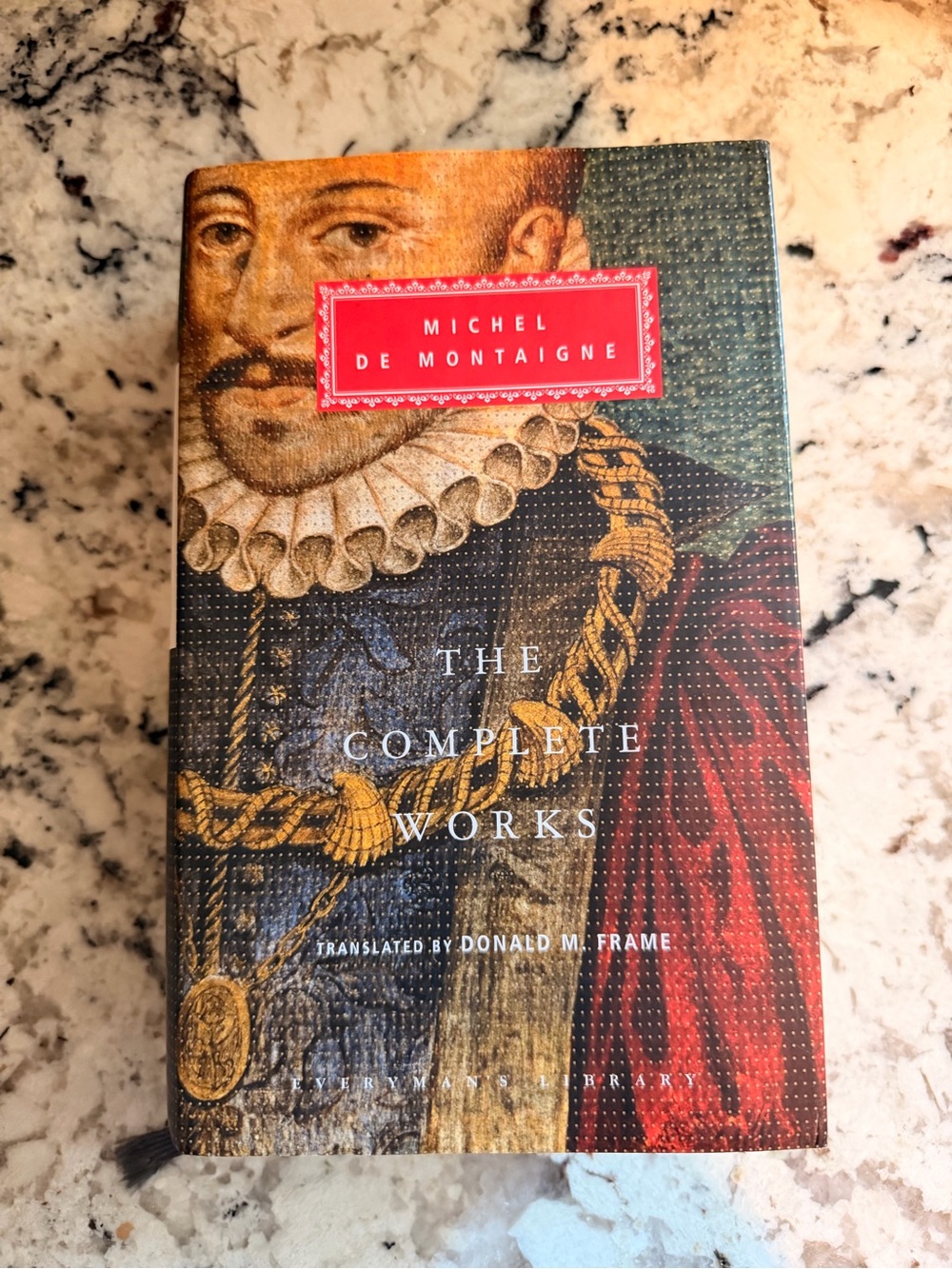 The Complete Works of Michel de Montaigne - Red/Gold Hardcover
